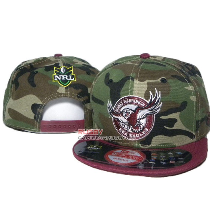 NRL Snapback Gorra Manly Warringah Sea Eagles Camuflaje